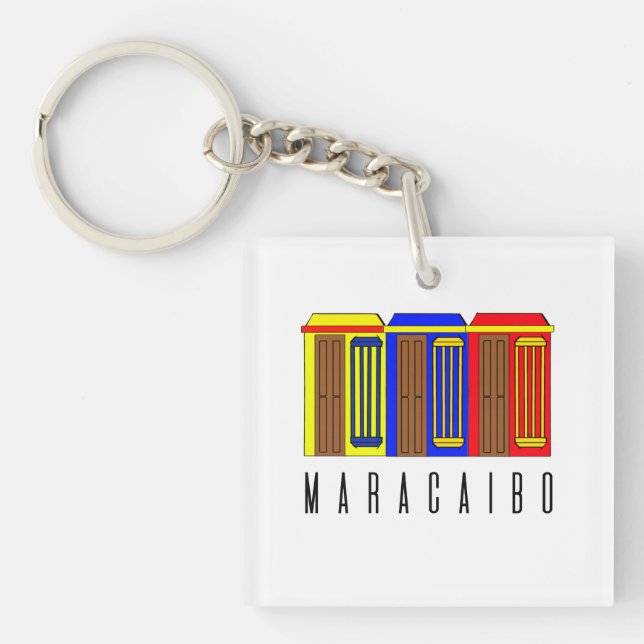 Maracaibo - Casitas de Maracaibo Venezuela Schlüsselanhänger (Vorderseite)