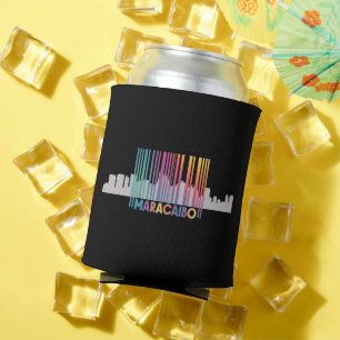 Maracaibo City Barcode Art Latin Pride Dosenkühler