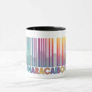 Maracaibo City Barcode Art Latin Pride Tasse