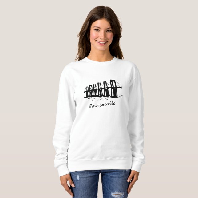 Maracaibo - Puente Sobre El Lago Venezuela Sweatshirt (Vorne ganz)