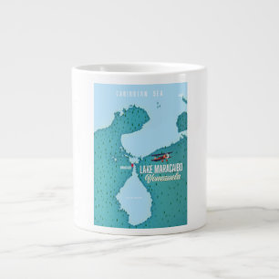 Maracaibo See, Venezuela Karte Navigation. Jumbo-Tasse