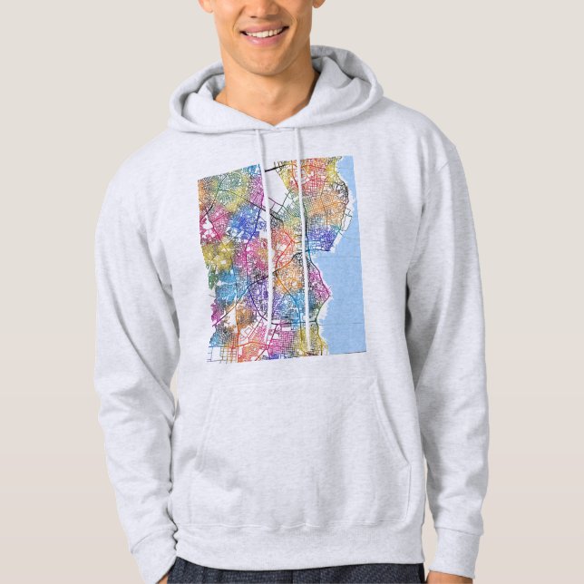 Maracaibo Venezuela City Map Hoodie (Vorderseite)