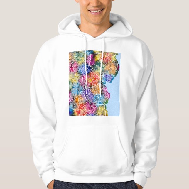 Maracaibo Venezuela City Map Hoodie (Vorderseite)