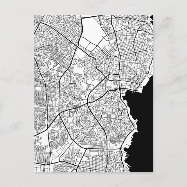 Maracaibo Venezuela Map Postkarte (Vorderseite)