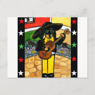 Marachi Dackel Postkarte