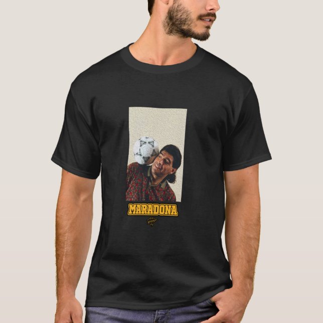 Maradona-Malerei T-Shirt (Vorderseite)
