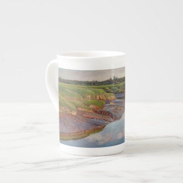 Marais de Musquash - tasse de porcelaine tendre (Devant gauche)