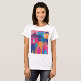 Marakech schöne marokkanische Stadtfarbe in Shirt