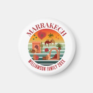 MARAKKESH Marokko Familienurlaub Souvenir Magnet