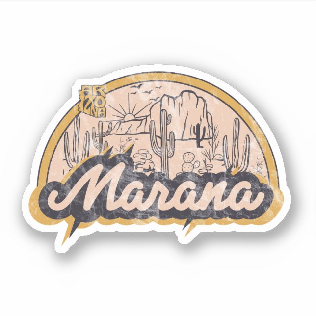 Marana, Arizona Aufkleber (Vorderseite)
