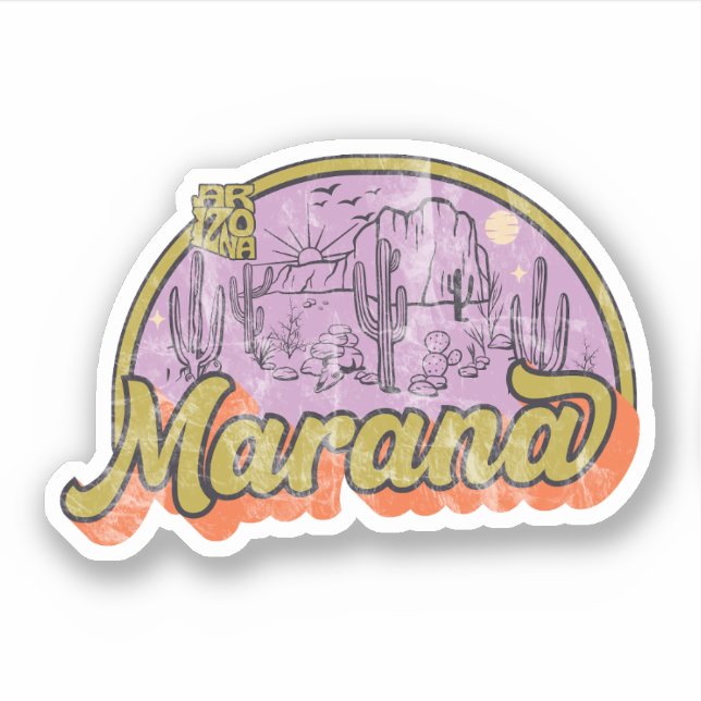 Marana, Arizona Aufkleber (Vorderseite)