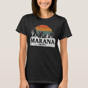Marana AZ Arizona Vintager Sonnenuntergang T-Shirt