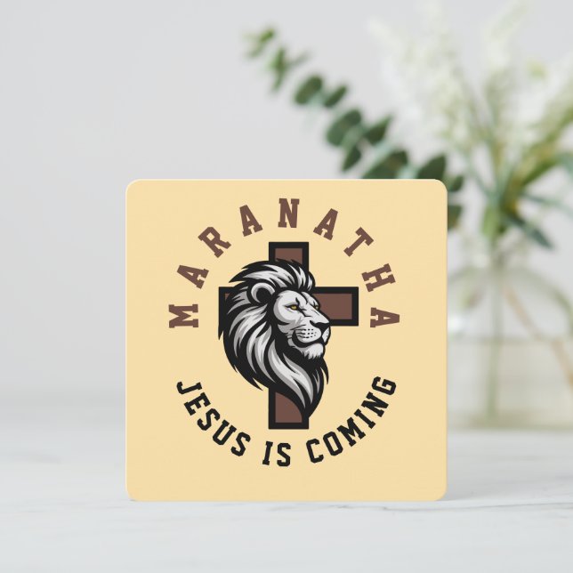 Maranatha Jesus kommt (Stehend Vorderseite)