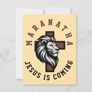 Maranatha Jesus kommt Postkarte