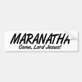 Maranatha, komm, Herr Jesus! Autoaufkleber