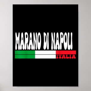 Marano Di Napoli Stadt Italia Travel Lovers Italie Poster