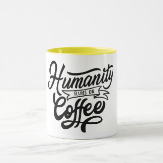 Marathi läuft auf Kaffee Tasse