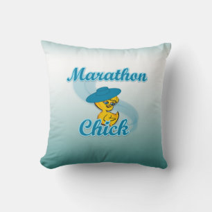Marathon Chick #3 Kissen