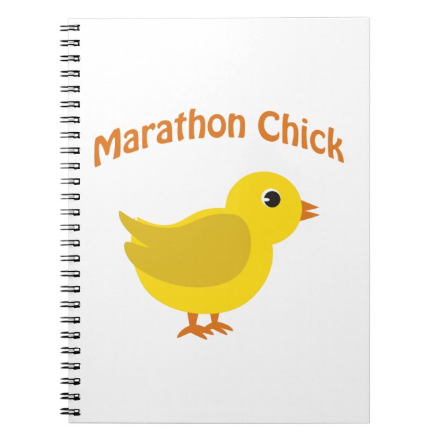 Marathon Chick Notizblock (Vorderseite)