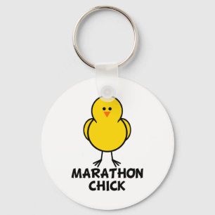 Marathon Chick Schlüsselanhänger