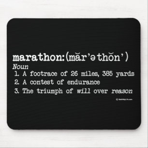 Marathon-Definition Mousepad