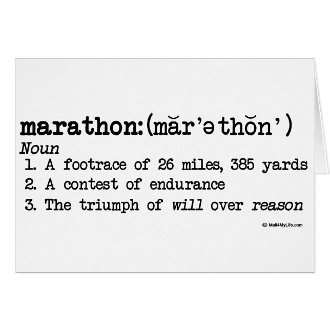 Marathon Defnition (Vorderseite (Horizontal))