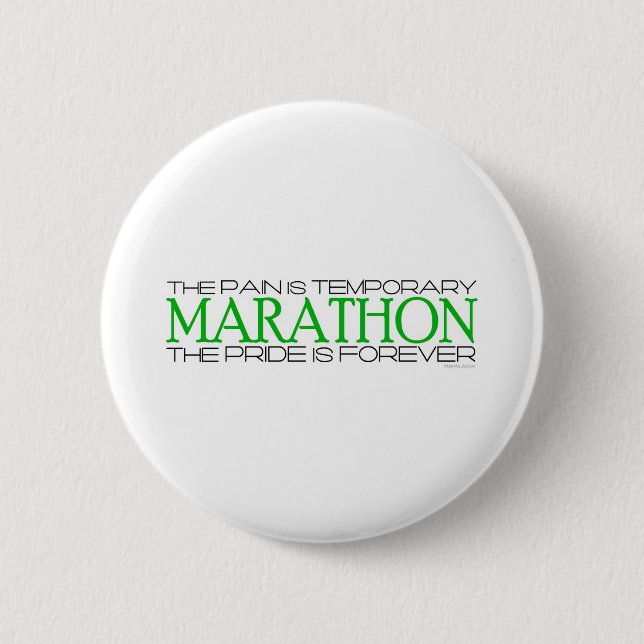 Marathon - der Stolz ist Forever Button (Vorderseite)
