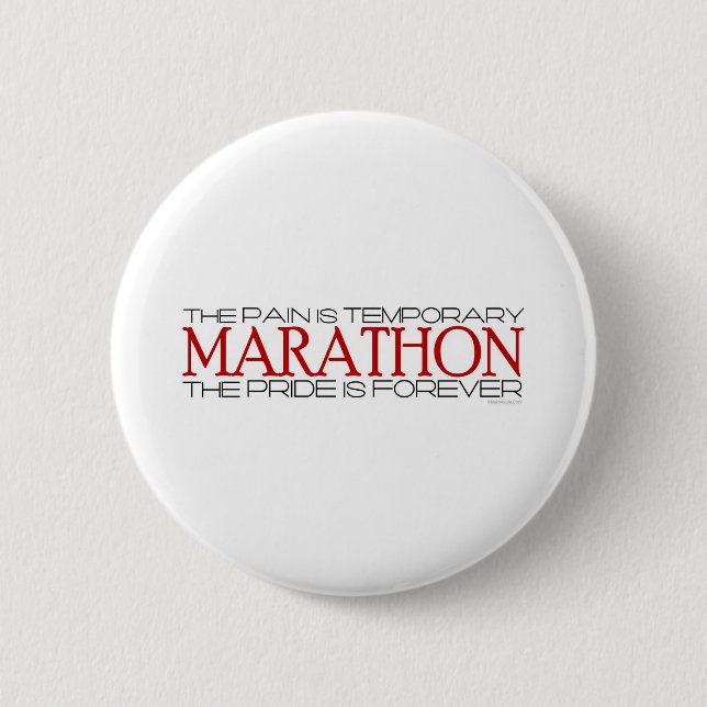 Marathon - der Stolz ist Forever Button (Vorderseite)
