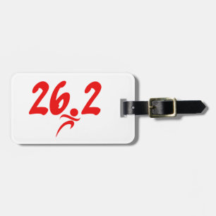 Marathon des Rotes 26,2 Gepäckanhänger