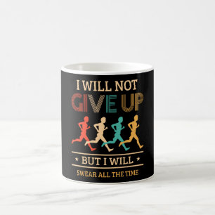 Marathon-Design für Rennfahrer und Jogger Kaffeetasse
