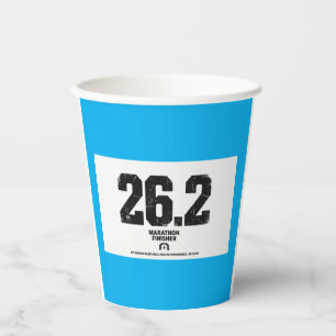 Marathon-Finisher 26,2 Meilen Running-Geschenk  Pappbecher