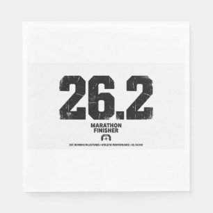 Marathon-Finisher 26,2 Meilen Running-Geschenk  Serviette