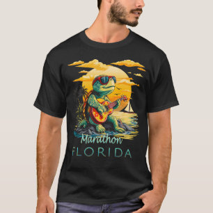 Marathon Florida Keys Vacation Turtle T-Shirt
