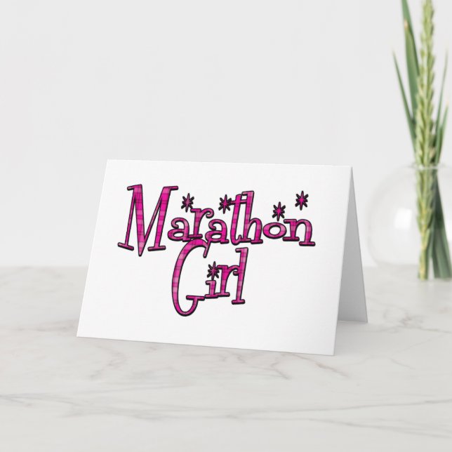 Marathon Girl Karte (Vorderseite)