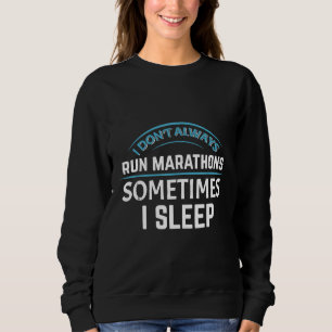 Marathon-Langstreckenläufer nicht immer Sweatshirt