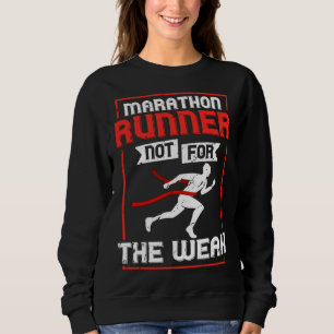 Marathon-Lauftraining Läufer Finisher Coach Be Sweatshirt