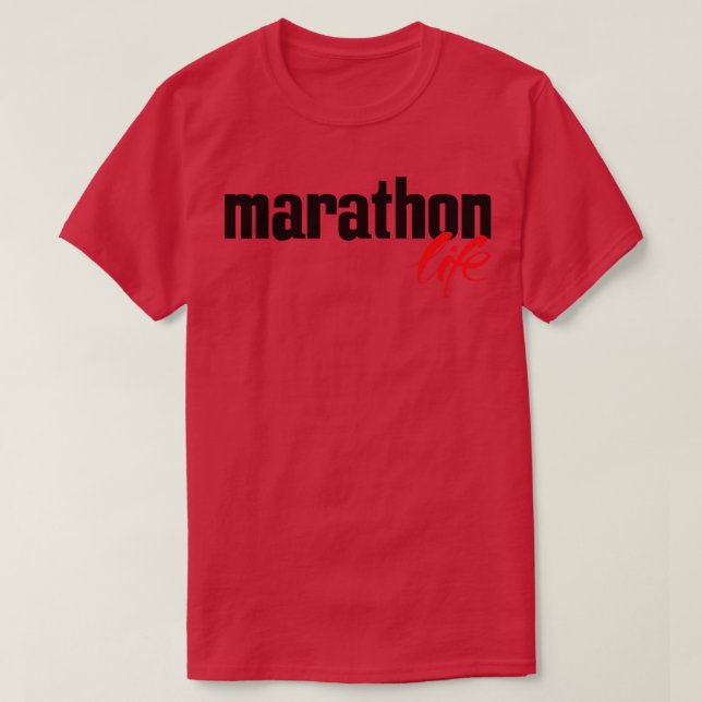 Marathon Life T-Shirt (Design vorne)