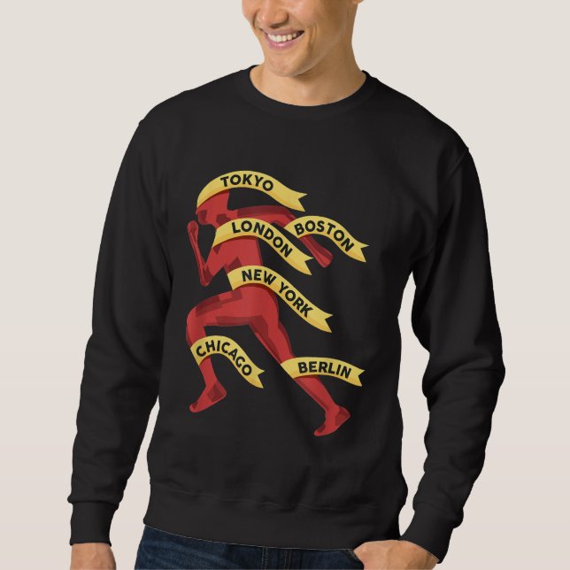 Marathon Majors Marathon Runner 26.2 Shirt (Vorderseite)