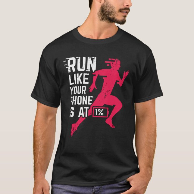 Marathon Marathon Marathonläufer Geschenk T-Shirt (Vorderseite)