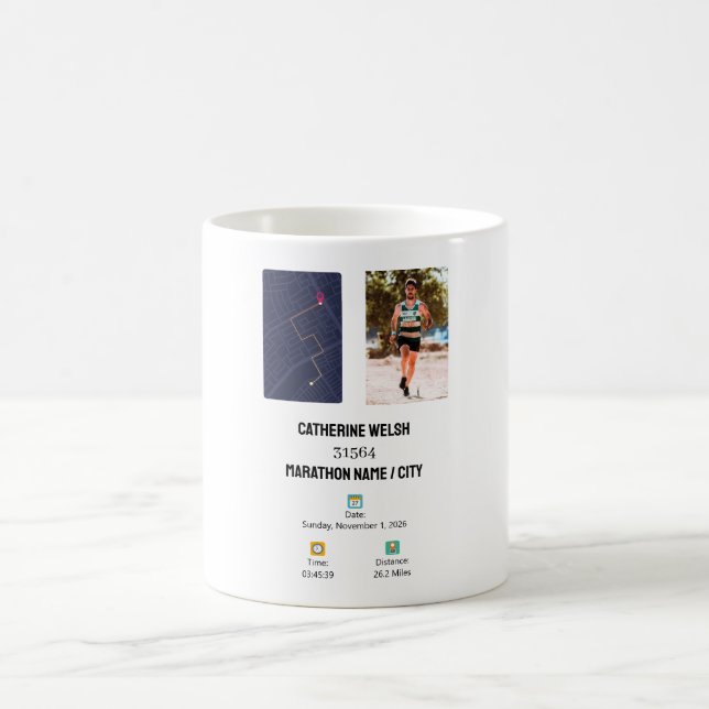 Marathon Marathoner Finisher Running Runner Kaffeetasse (Mittel)
