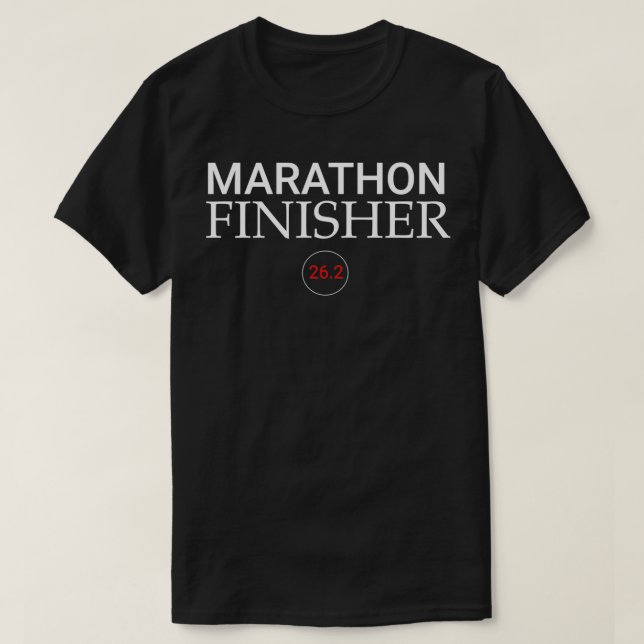 Marathon Race Finisher 262 Runners T-Shirt (Design vorne)