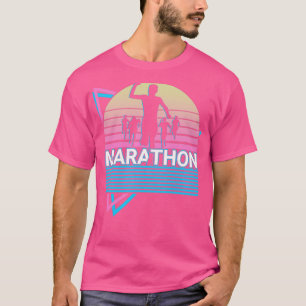 Marathon Runner Marathoner Retro-Geschenk T-Shirt