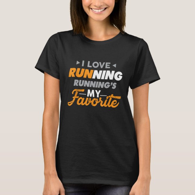 Marathon Runner Team für Running Fans T-Shirt (Vorderseite)