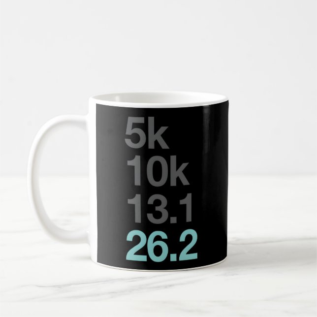 Marathon Runners 5K 10K 131 262 Marathoner Kaffeetasse (Links)