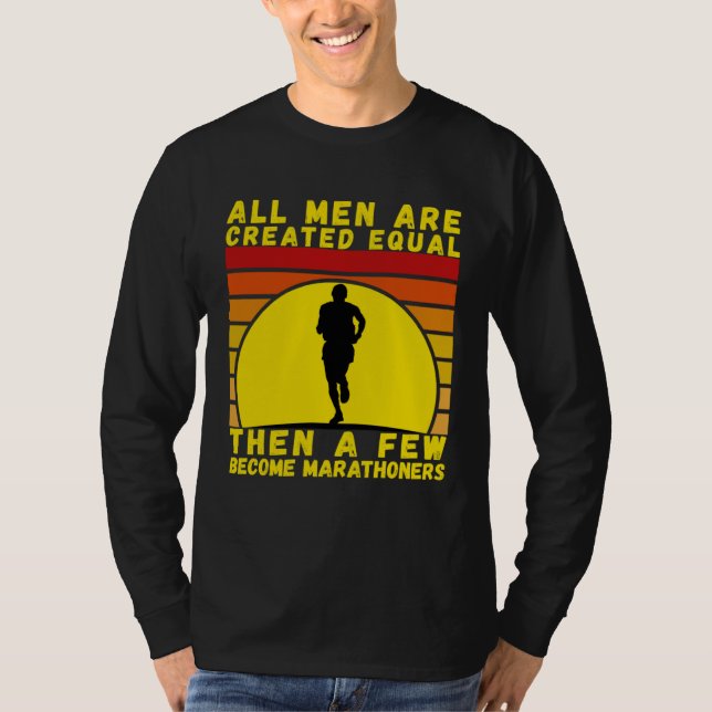 Marathon Running For Jogging  And Enthusiast T-Shirt (Vorderseite)