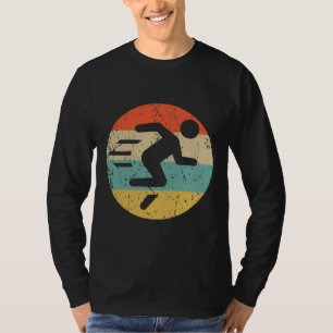Marathon Running Shirt Retro Fast Runner