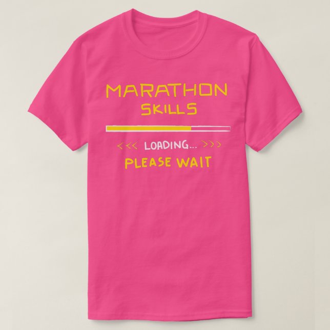 Marathon Skills Loading Runner Geschenk Funny Zita T-Shirt (Design vorne)