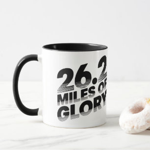 Marathon-Strecke 26,2 Meilen Tasse
