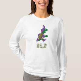 Marathon Turtle Runner in Lila T-Shirt