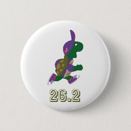Marathon Turtle Runner Lila Button